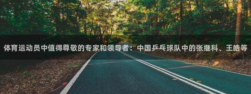 凯发官网下载平台假的吗是真的吗：体育运动员中值得尊敬