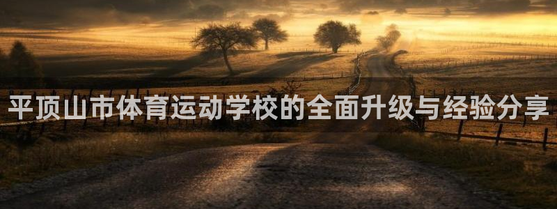 凯发官网下载平台：平顶山市体育运动学校的全面升级与经验分享